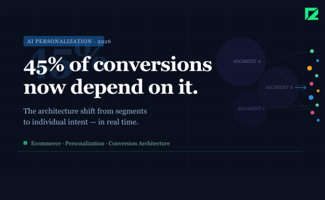 AI Personalization in Ecommerce: Why 45% of Conversions Now Depend on It, and What Your Architecture Needs to Deliver
